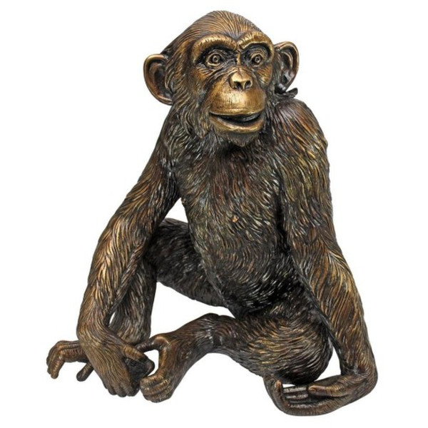 Chatty Chimpanzee statue is captivating and draws the attention of viewers
